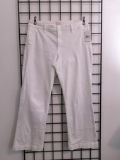 "NEW" KUT FROM THE KLOTH   12 WHITE BEACH PORTRAIT / KELSEY ANKLE FLARE JEANS