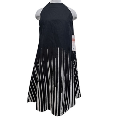 Vintage Esy Studio Ey Boho Casual Gothic Swing Into Print  Black/White Large NWT