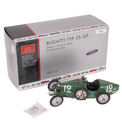 CMC Exclusive Models Limited Edition Bugatti Type 35 GP Nation Colour Project UK