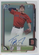 2015 Bowman Draft Chrome Pick Refractor Tate Matheny #BCA-TMA Auto 0f8