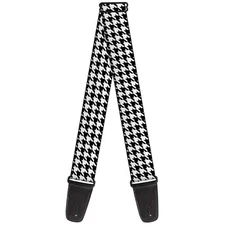 Guitar Strap - Houndstooth Black/White ACC NEW