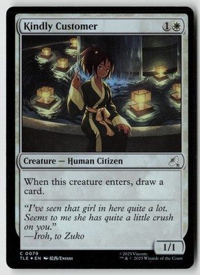 Kindly Customer FOIL 79 Avatar: The Last Airbender: Eternal-Legal NM
