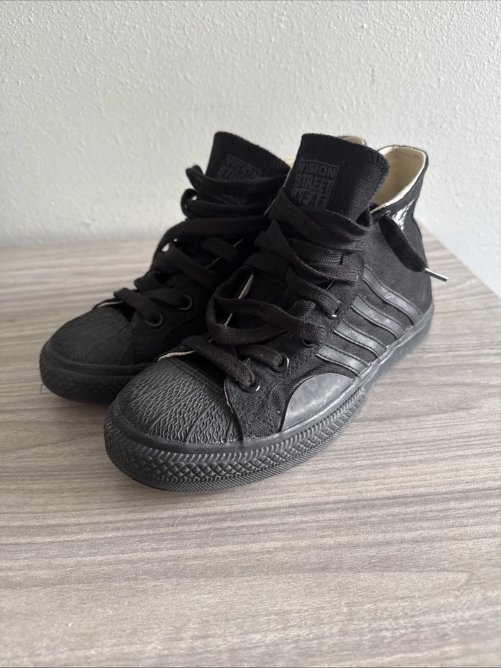 Vision Street Wear Retro Shoes High Top Black Duane Peter’s Men’s Sz 6 Sneakers - Image 2 of 4