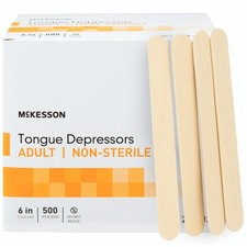 1000 Wood Tongue Depressors 6  Wooden Jumbo Popsicle Craft Tattoo Waxing Sticks