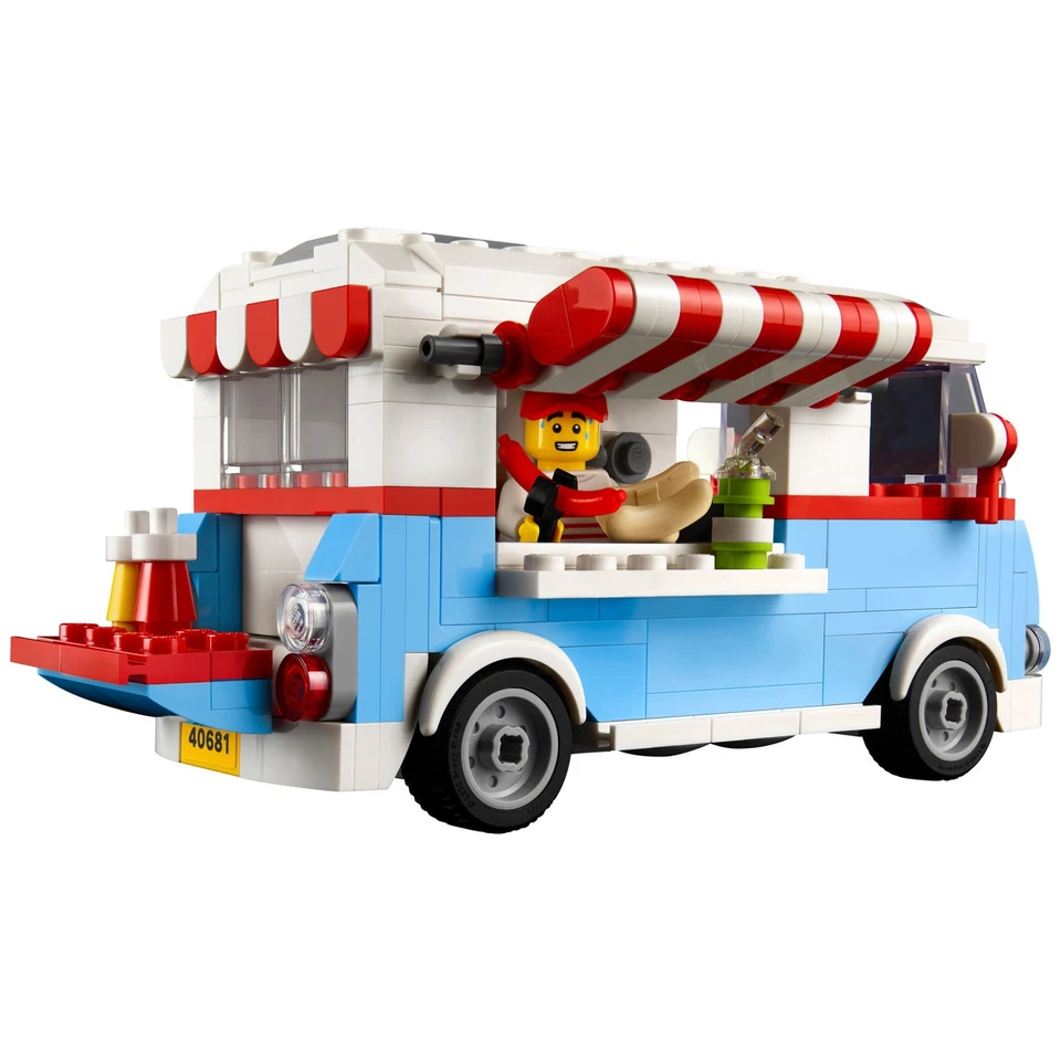 Conjuntos de ícones LEGO: 40681 food truck retrô NOVO - Imagem 3 de 4