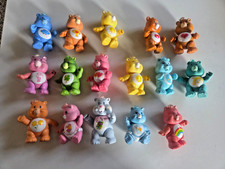 Vintage 1983 AGC Care Bears Poseable Figure Hong Kong PVC Toys Lot Of 16