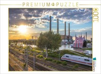 Calvendo Puzzle View From The Wolfsburg City Bridge | 1000 Pieces, Finished Size