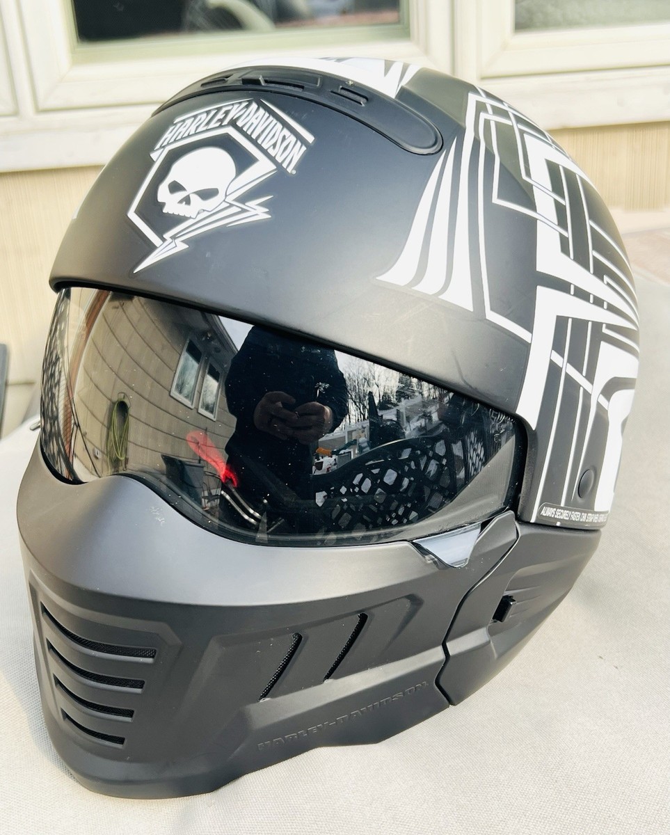 Harley Davidson X04 Lighting Pilot 3-in-1 Helmet/Matte Black/98297
