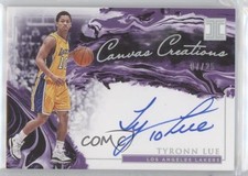 2019-20 Panini Impeccable Canvas Creations Holo Silver 7/25 Tyronn Lue Auto im4