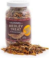 Fluker's Bearded Dragon Medley Treat Food, 3.2 Ounce Pack of 1 , 3.2oz Free Shi