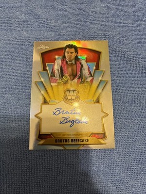 2026 Topps Chrome WWE BRUTUS BEEFCAKE On Card Auto Refractor Legendary #LCA-BB