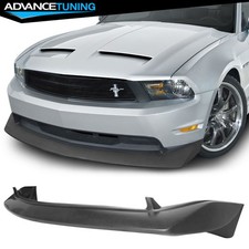 For 10-12 Ford Mustang Gt V8 Type-b 2-door Pu Front Bumper Lip Spoiler Unpainted