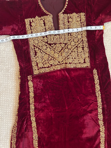 Vintage Palestinian Tradition dress handmade embroidered dress thobe (Tatreez) - Picture 10 of 24