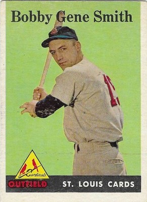 1958 TOPPS - #402 BOBBY GENE SMITH (CARDINALS)!! GREAT CARD!!