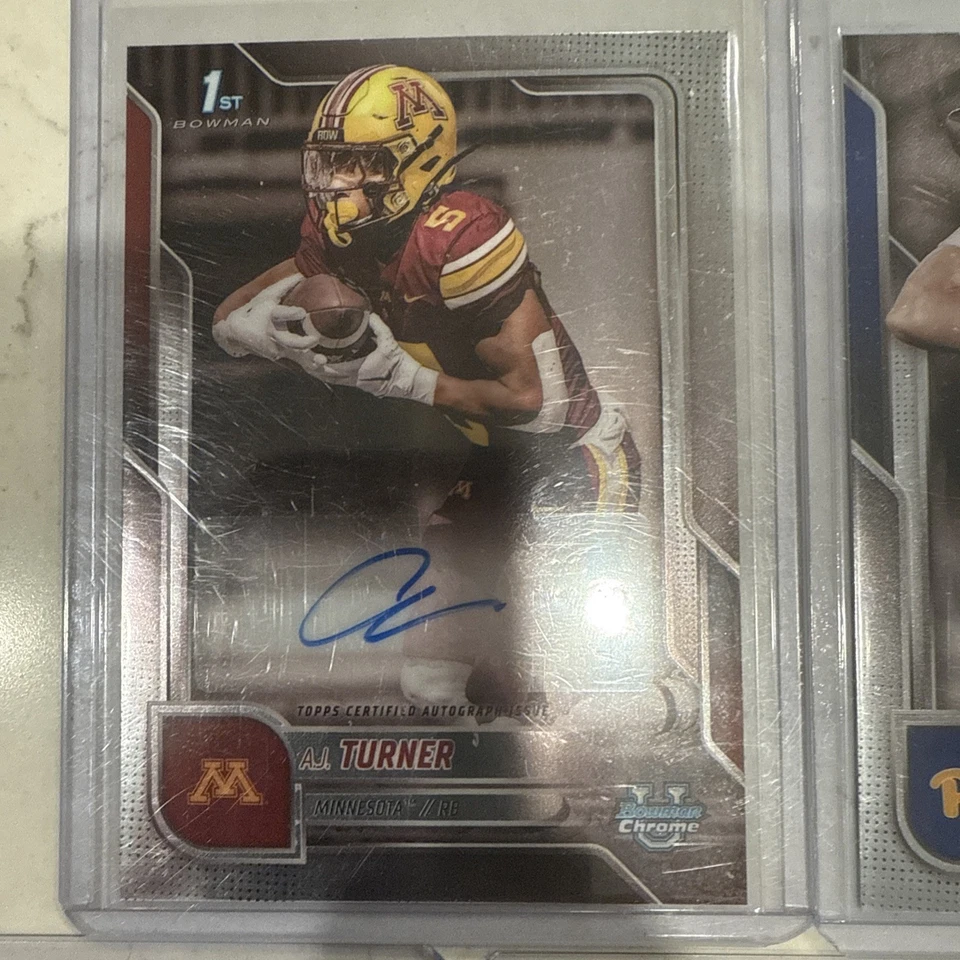 2025 Bowman Chrome U - # & Auto Lot (7) - Inc Pavia & Leavitt/350 & Allen /25 - Image 2 of 4