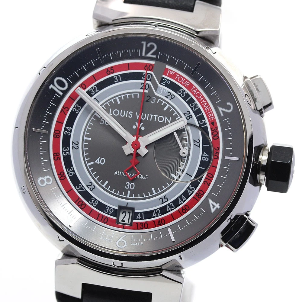 LOUIS VUITTON（LV） LOUIS VUITTON Tambour Voyage Q102C Limitato a 888 Cronografi AT Uomo_844894