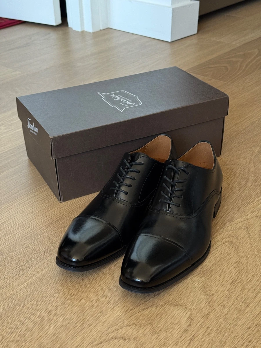 mens black dress loafer Florsheim Mens Midtown Plain Toe Oxford Shoes – ShopCGX main image 0