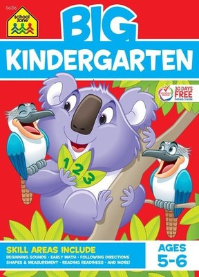 School Zone Big Kindergarten Workbook Buch School Zone Pub Co