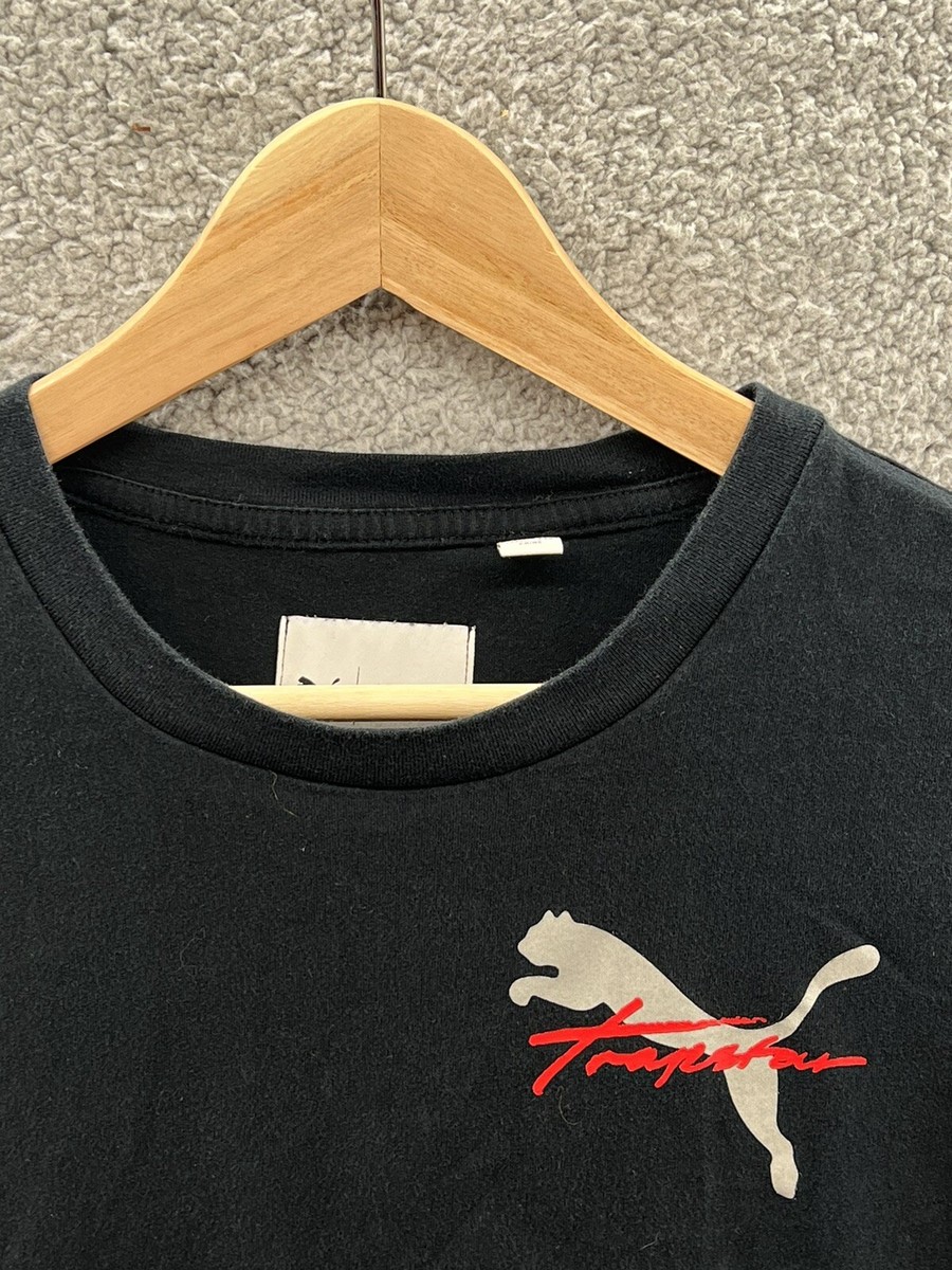 Trapstar x Puma Black Cotton Print T-shirt Size Small | eBay