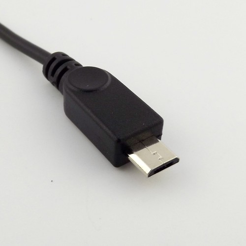 Cordon câble chargeur de données micro USB 2.0 femelle vers double 2 mâles séparateur Y extension - Photo 4 sur 6