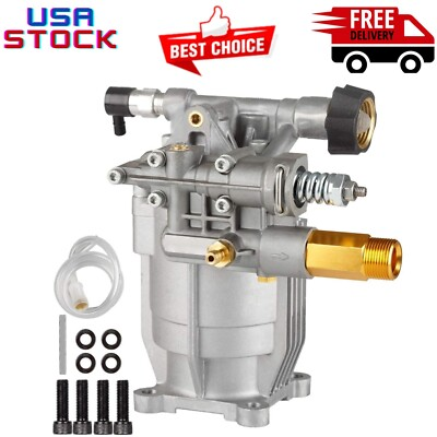 #ad #ad 3 4quot; Shaft Horizontal Pressure Washer Pump 2600 3000 PSI 2.5 GPM $84.23
