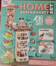 TOY CHEF HOME SUPERMARKET SET PRETEND GROCERY STORE