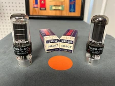 Pair of Tung-Sol 35L6GT Tubes - NOS NIB - Sencore TC162 Tested - See Pics