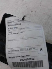 Used Right Instrument Panel Air Bag fits: 2020 Lincoln Nautilus front passenger