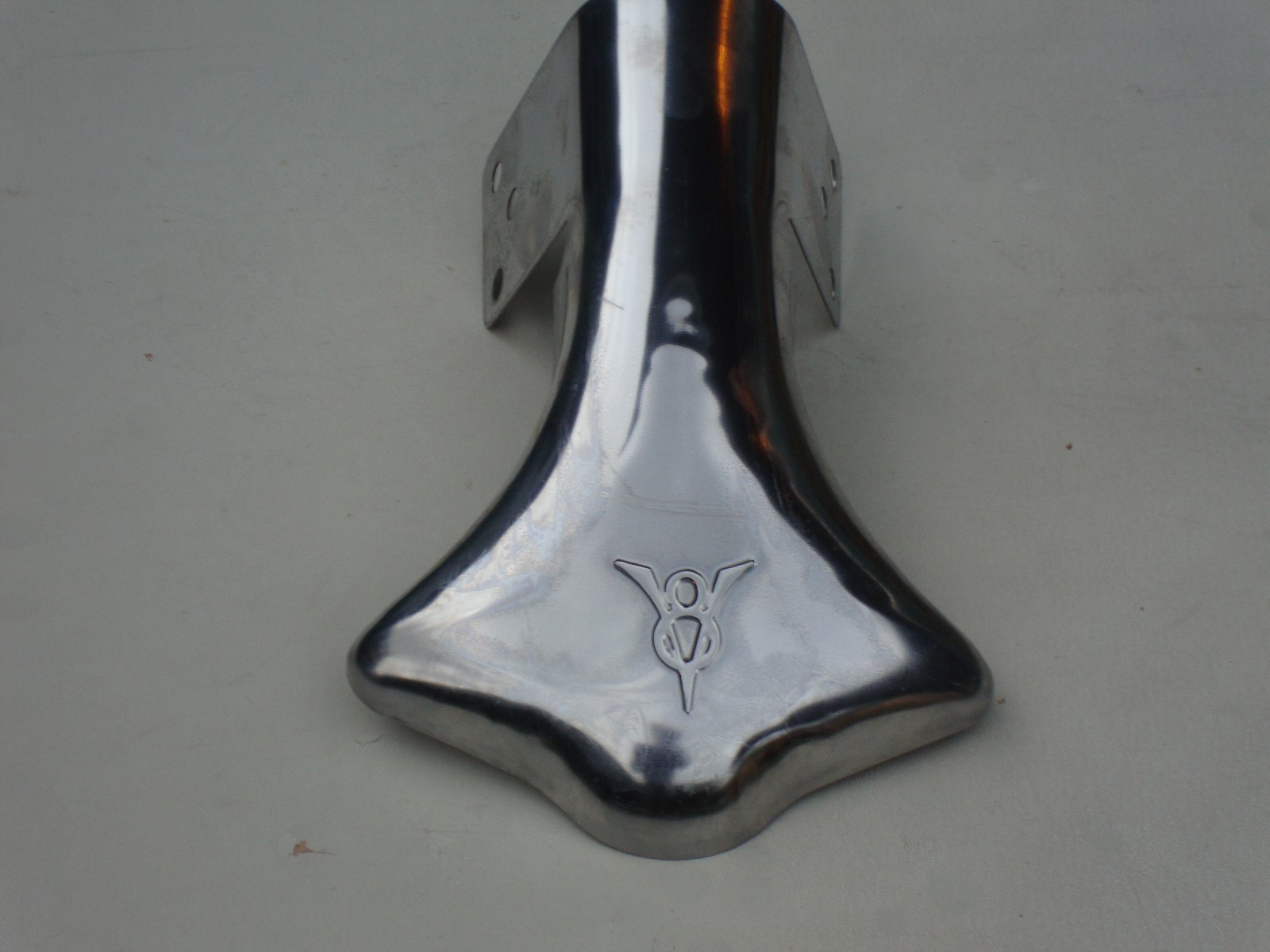 1949 1950 1951 49 50 51  FORD V 8  EXAUST DEFLECTOR STAINLESS  NEW