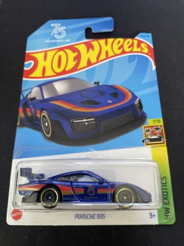 Hot Wheels Hw Exotics 7/10 Porsche 935 Blue 223/250 Diecast Car 2023