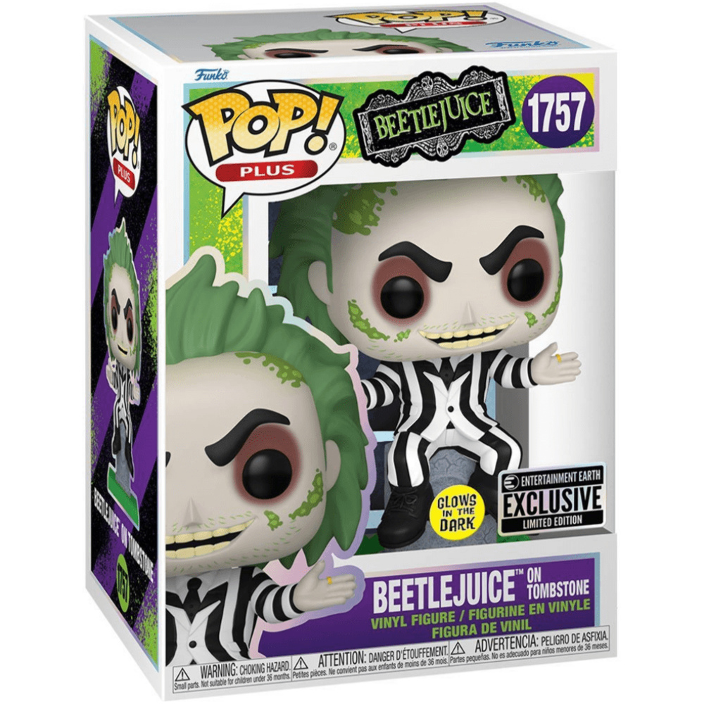 Beetlejuice - On Tombstone - #1757 - Entertainment Earth Exclusive - Movies - Fu