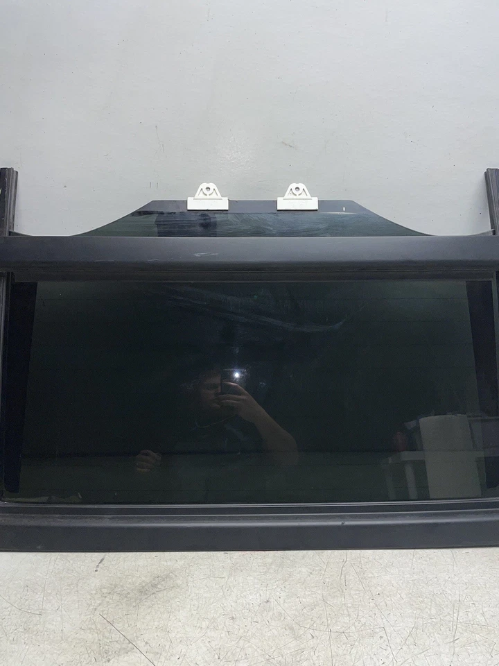 Nissan Titan 2005-2012 3 piezas ventana trasera corredera de vidrio R957 Foto 3 de 4