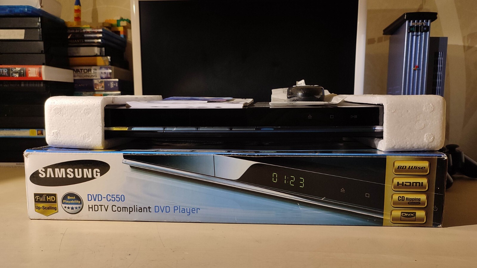 SAMSUNG DVDC550 CD DVD PLAYER HDMI eBay