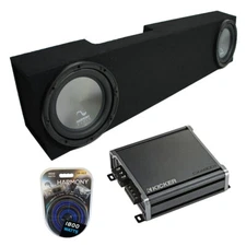 2006-2015 Fits Dodge Ram Mega Cab Harmony A102 Dual 10" Sub Box & CXA800.1 Amp