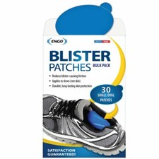Engo Blister Prevention Patches Anti-Friction Hot Spot SMALL OVAL 30pk