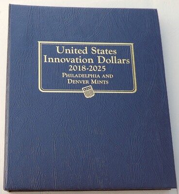 Whitman Album / Ringordner USA Innovation Dollars 2018-2025 P und D