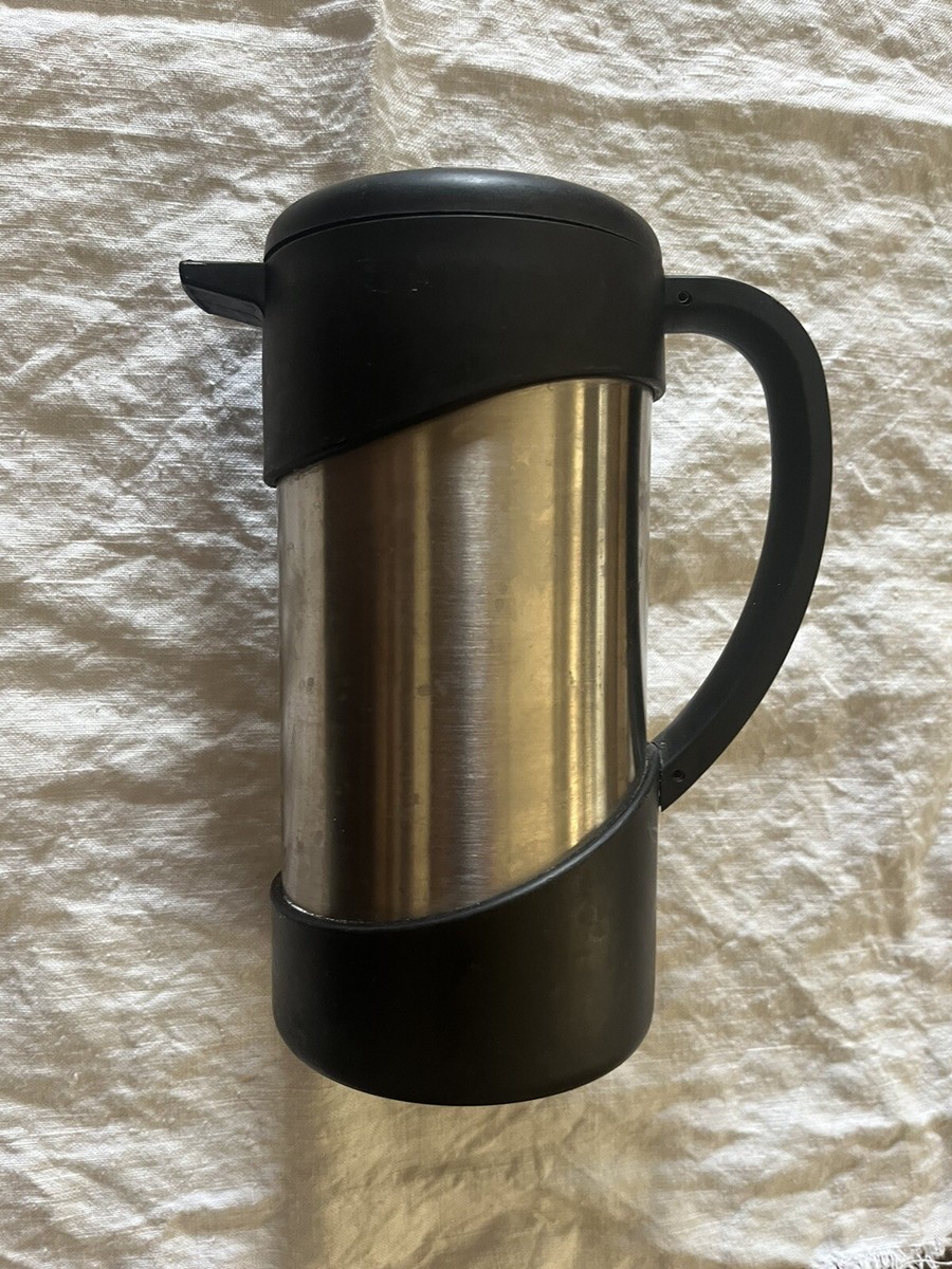 Nissan Stainless Double Walled Thermos Travel Thermal Coffee Press /Tea  Infuser