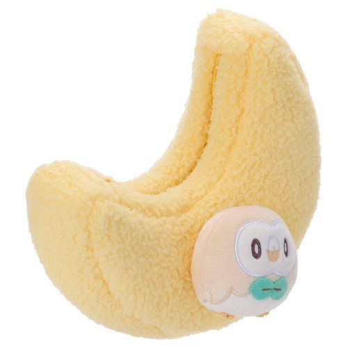 Rowlet Pokemon Plush Doll Pouch Hoshizora Ver. Poke Peace TAKARA TOMY Japan - Picture 2 of 11