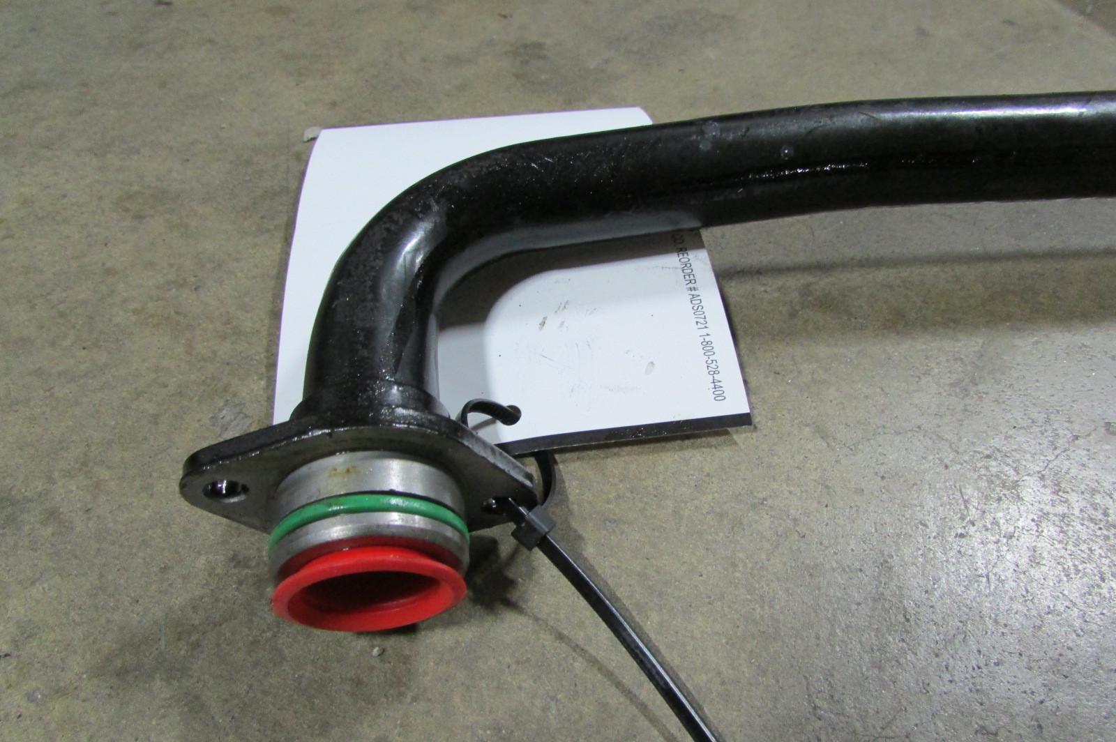 Lamborghini Gallardo LP560, Oil Cooler to Oil Tank Hose, Used P/N 400115689B