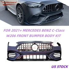 FOR 2021+ MERCEDES BENZ C Class W206 FRONT BUMPER BODY KIT