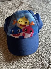 Infant Baby Shark SnapBack Baseball Hat Pinkfong Blue