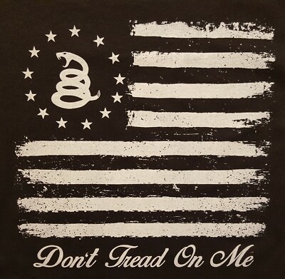 ALL AMERICAN OUTFITTERS DON'T TREAD ON ME GADSDEN FLAG POCKET SHIRT