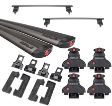 Rola Roof Rack Cross Bars For 10-13 Kia Soul For Cargo Kayak Luggage Comple Kit