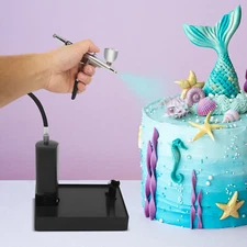 Black Portable Air brush Kit Airbrush Kit with Compressor Airbrush Gun Kit