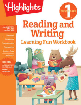 First Grade Reading and Writing (Highlights Learning Fun Workbooks) - GOOD