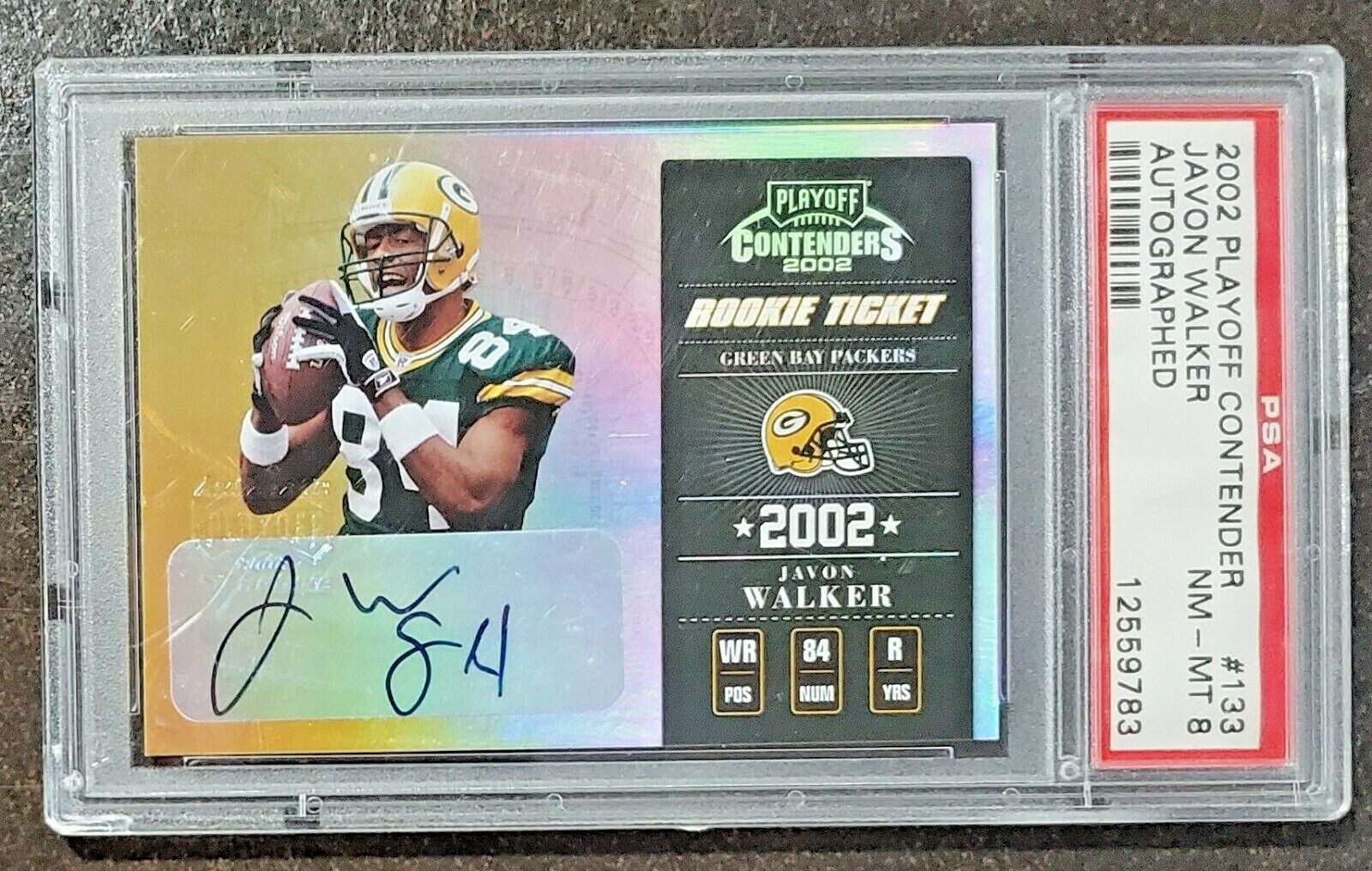 Javon Walker Playoff Contenders #133 Autograph