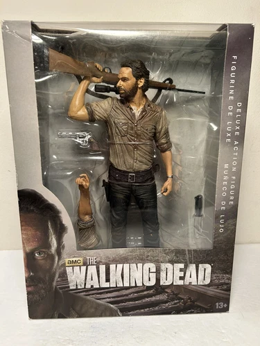 Walking Dead 10" RICK GRIMES Deluxe Action Figure McFarlane 2014 New