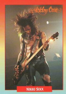 18 Nikki Sixx - 1991 Brockum Rock Cards | eBay