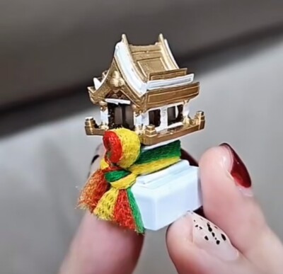 THAI mini holy Spirit Home key cap keyboard THAI Artisan handmade