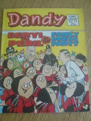 1983 - Dandy Comic Library No 12- Beryl the Peril at the ''Fancy Dress Party'' 20p